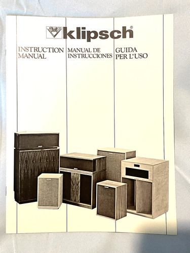 Altoparlante klipsch manuale - altoparlante,