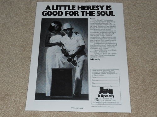 Klipsch heresy altoparlante - heresy,